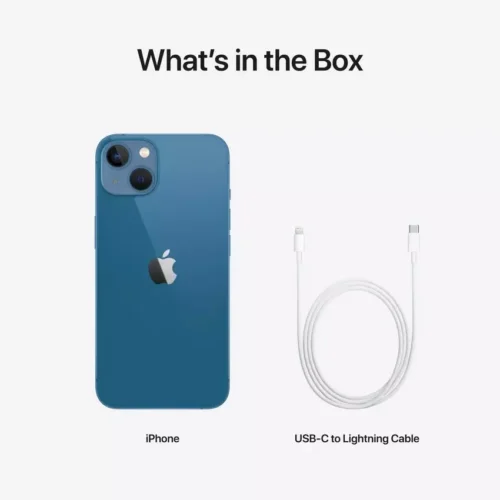 ⁦ايفون 13 ذاكرة 128 جيجا 5G أزرق⁩ - الصورة ⁦5⁩
